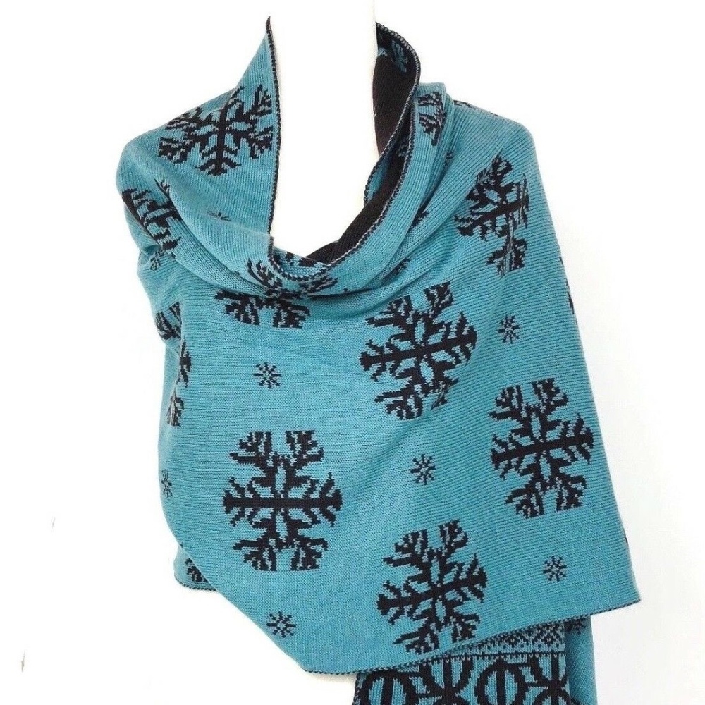 Louis Quatorze Scarf Wrap Reversible Oversized